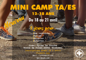 mini camp TA ES 18 au 20 avril 2020